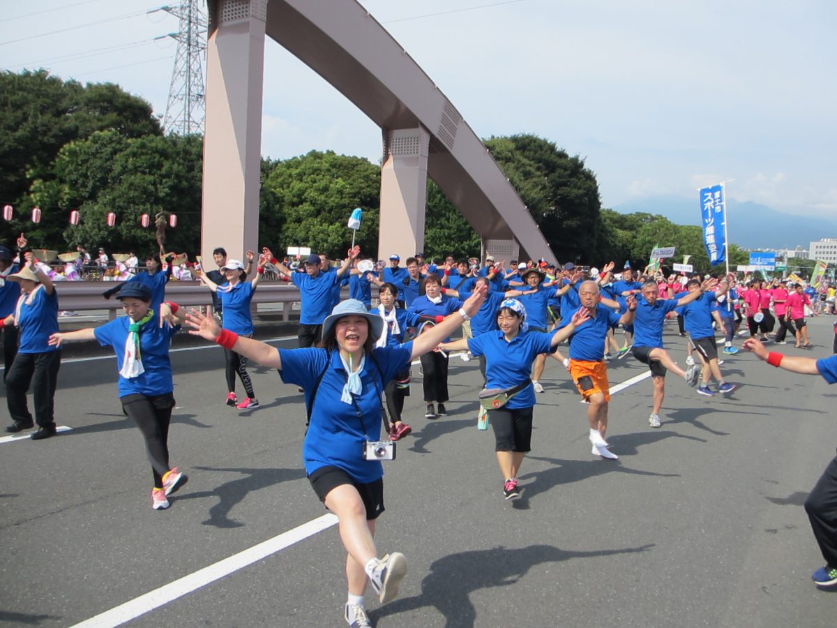 【行事報告】富士まつり　市民総おどり参加