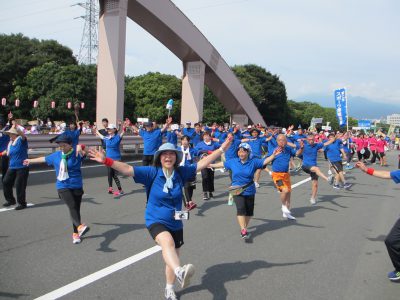 【行事報告】富士まつり　市民総おどり参加